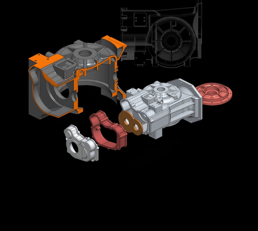 3D FastView exploded mechanical assembly