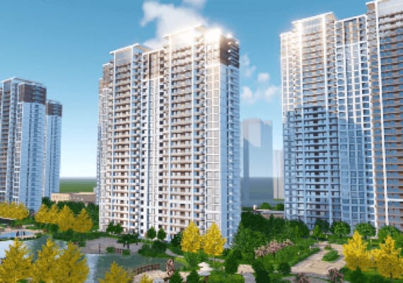 Houseplan high-rise render